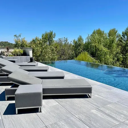 A Prestigious With 2 Swimming Pools And 1 In The South Of France Villa *
